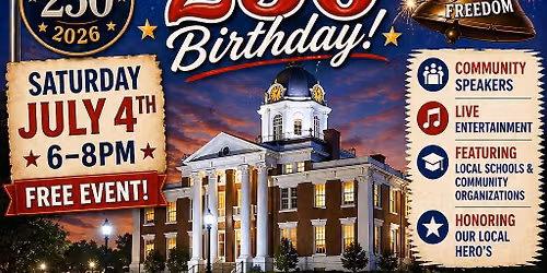 East Pasco July 4th Celebration at Historic Courthouse Dade City Fl