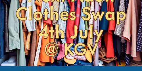 Adult Clothes Swap & Repair Cafe - 4th July 