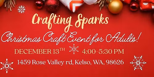 Christmas Craft Event for Adults!