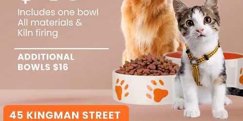 Pottery Pet Food Bowl Day!!