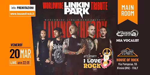 HoR LiVE |  Living Theory - Worldwide Linkin Park Tribute & Aftershow Party Rock
