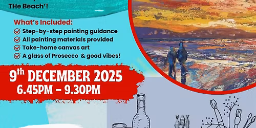 SIP & PAINT NIGHT (with A Kick Up The Arts!) AT THE OLD MARKET HOUSE BRIXHAM! 9th December 2025