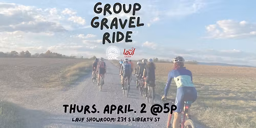 Group Gravel Ride with Lauf Cycles