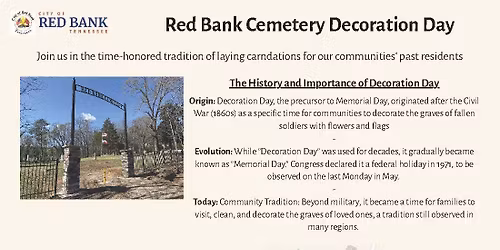 Red Bank Cemetery Decoration Day