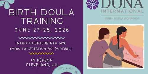 In Person DONA Approved Birth Doula Workshop