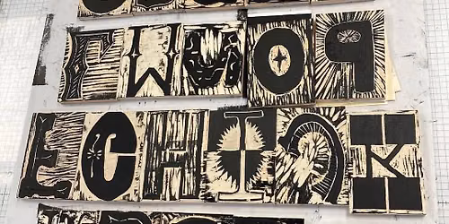 Three Day Class - Woodcut Typography with Norah Maki (NPS)