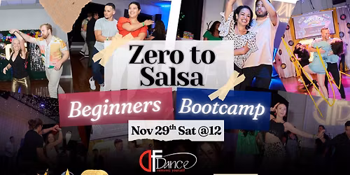 Zero to Salsa Beginner Bootcamp\ud83d\udc83\ud83d\udd7aCome see how fun dancing is! No partner needed:)