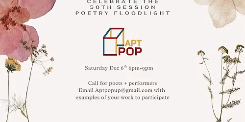 Poetry Flood Night and Open mic