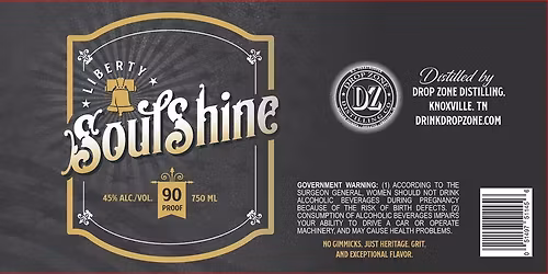 Liberty Soulshine jar release @ Drop Zone Distillery