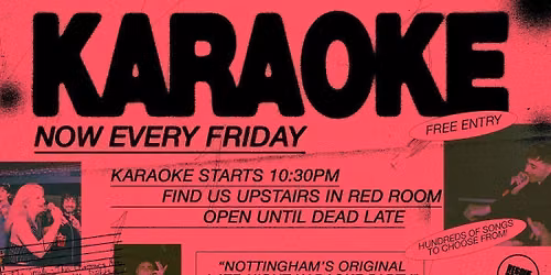 Karaoke \ud83c\udfa4 Every Friday at Rescue Rooms