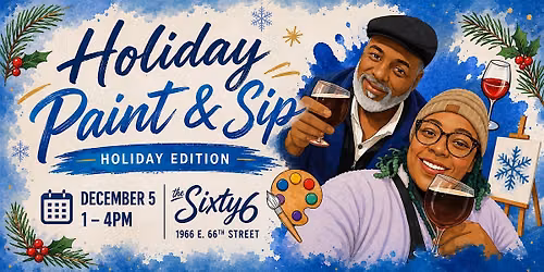 Holiday Paint & Sip at The Sixty6