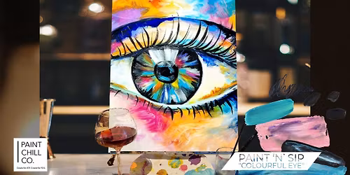 Portsmouth Paint \u2018n\u2019 Sip - \u201cColourful Eye\u201d