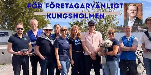 Kampanj f\u00f6r ett f\u00f6retagarv\u00e4nligt Kungsholmen med Dennis Wedin