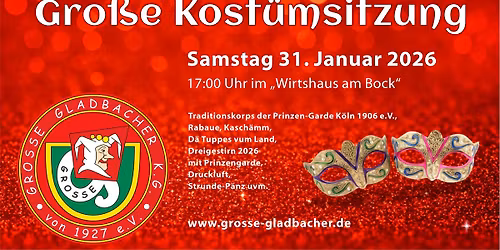 Gro\u00dfe Kost\u00fcmsitzung