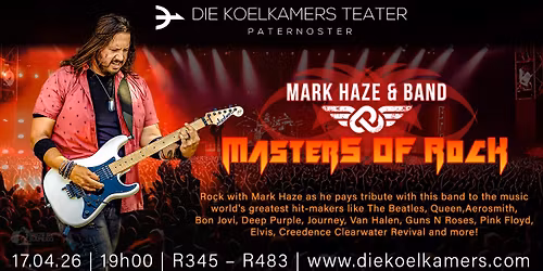Mark Haze presents Masters of Rock at Die Koelkamers