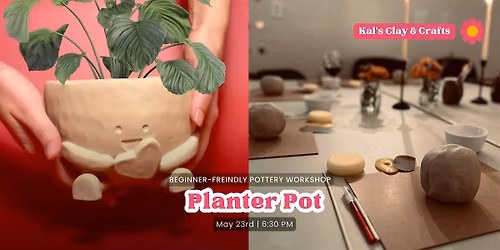 DIY Ceramic Planter Workshop | Make your own pottery class!