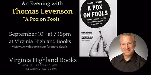 An Evening with author Thomas Levenson