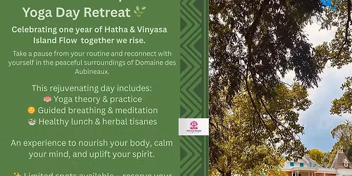 Yoga Day Retreat at Domaine des Aubineaux