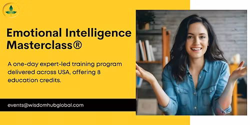 Emotional Intelligence\u00ae 1 Day Masterclass in New York City, NY | Wisdom Hub