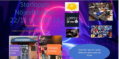 Storloppis Karlstad N\u00f6jesfabriken 