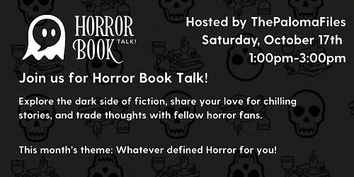Horror Book Talk with ThePalomaFiles