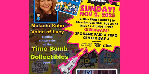 Time Bomb Collectibles at Inland NW Toy Show Classic