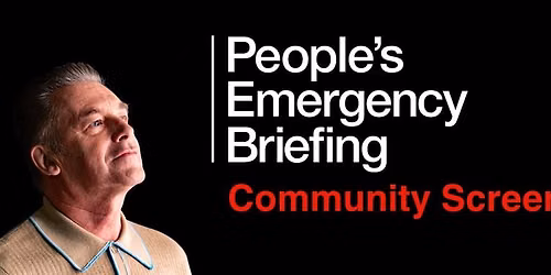 People's Emergency Briefing at the Royal College of Art