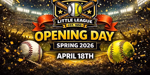 2026 Opening Day - Mark Your Calendars! 
