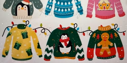 SOLD OUT. Holiday Sweater Mahjong, Ugly or Not.. Bench Warmers