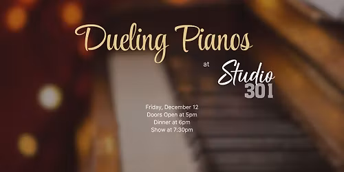 Dueling Pianos Holiday Party at Studio 301