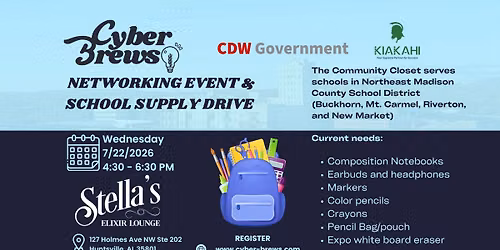 Cyber Brews School Supply Drive
