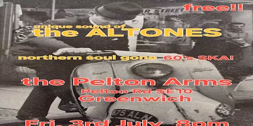 the Altones Live @ The Pelton Arms Greenwich