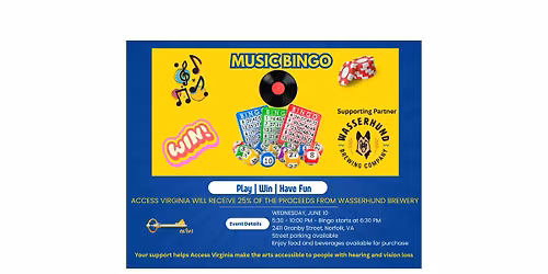 Music Bingo to benefit Access Virginia
