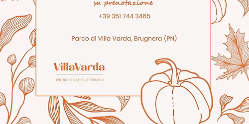 LA CENA CON LA ZUCCA \ud83c\udf83 | Venerd\u00ec 7 novembre a Villa Varda \ud83c\udf42\ud83d\ude0b