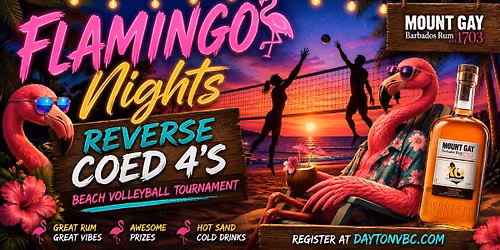 Flamingo Nights -  Reverse Coed 4's (all levels)