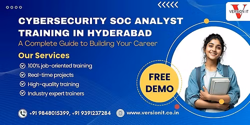 Cyber Security SOC Analyst Course in Hyderabad _ Version IT