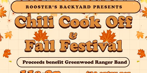 Chili Cook Off and Fall Festival