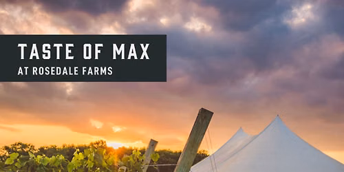 Taste of Max, Fall Edition