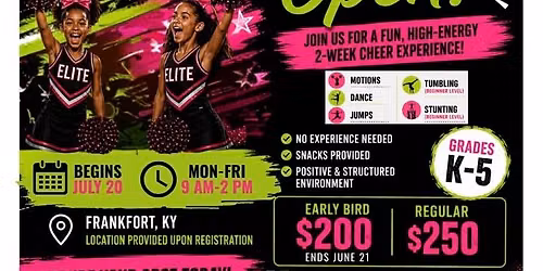 Elite Cheer Fundamentals Camp