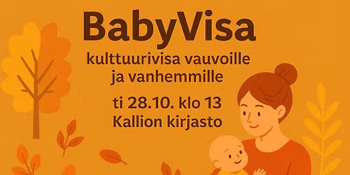BabyVisa \ud83d\udc76 |  Kallion kirjastossa ti 28.10. klo 13