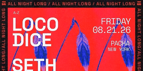 Loco Dice, Seth Troxler and Victor Calderone at Pacha New York
