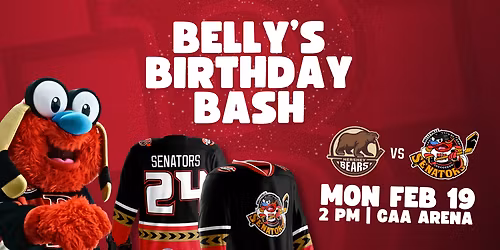 Parking Hershey Bears at Belleville Senators