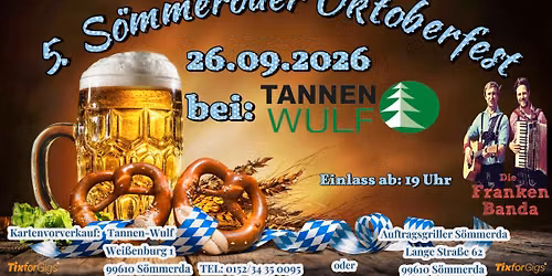 5. S\u00f6mmerdaer Oktoberfest