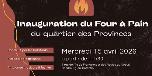 Inauguration du four \u00e0 pain des Provinces
