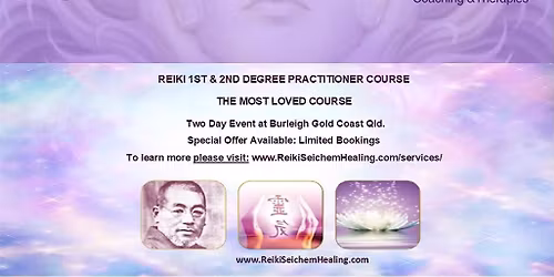 Usui Reiki Level 1 & 2 Practitioner Course Burleigh Waters Gold Coast
