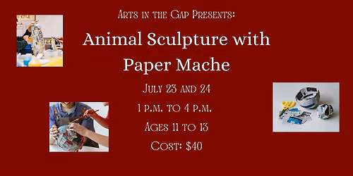 Animal Sculpture with Paper Mache