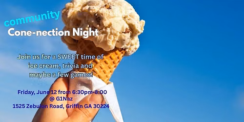 Community Cone-nection Night