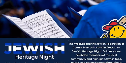 Jewish Heritage Day at the WooSox 2026!