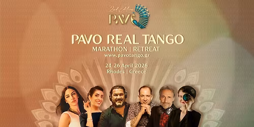 Pavo Real Tango | 24-26 April 2026 | Rhodes-Greece