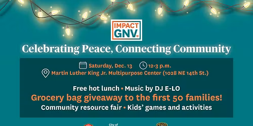 Celebrating Peace, Connecting Community